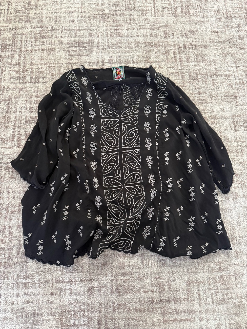 Johnny Was Ridden Blouse - Picture 3 of 4